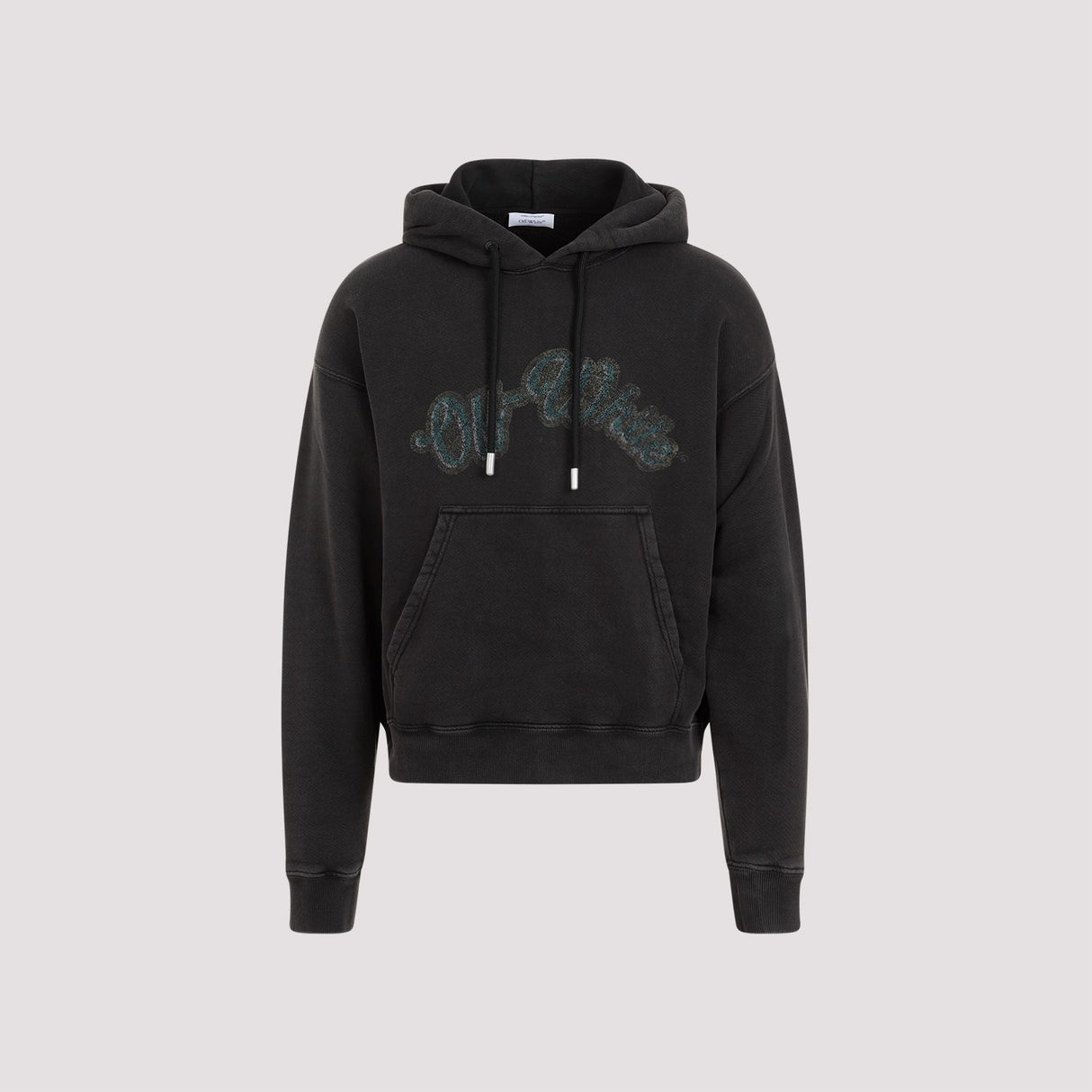 Black Cotton Bacchus Skate Hoodie for Men - SS24 Collection