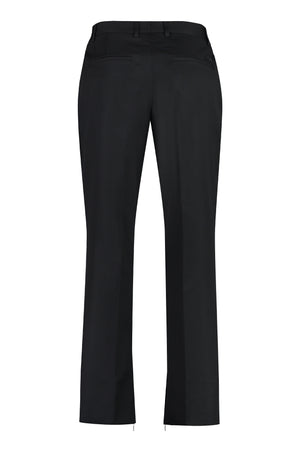 Men's Black Wool Trousers for FW23