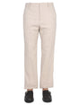 OFF-WHITE Slim Fit Pants with Belt Loops and Hook