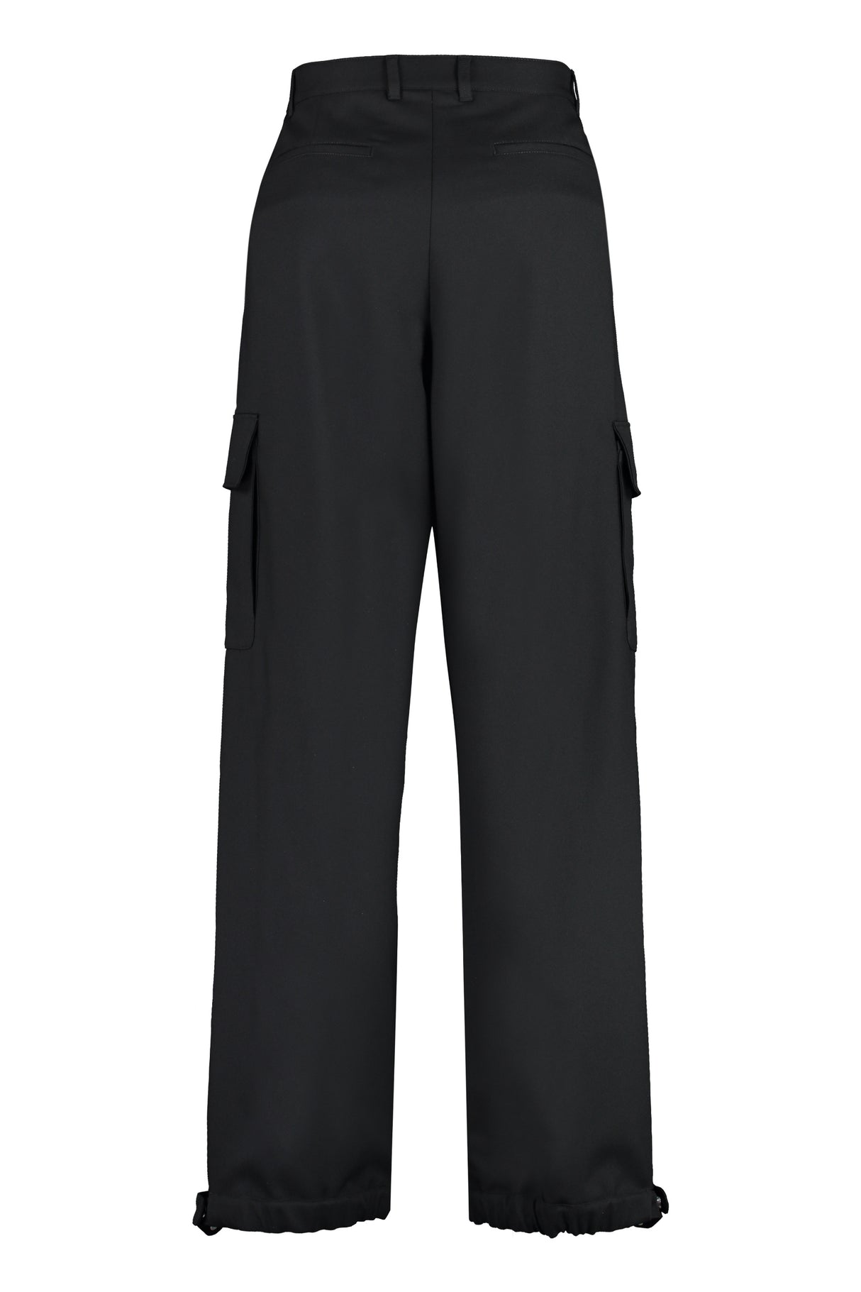 Black Technical Fabric Pants - FW23 Collection