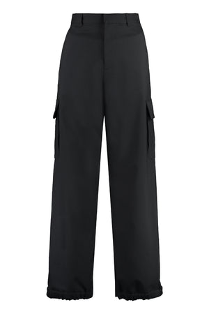 Black Technical Fabric Pants - FW23 Collection