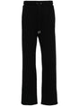 OFF-WHITE Men's Black Organic Cotton T-Shirt Trousers