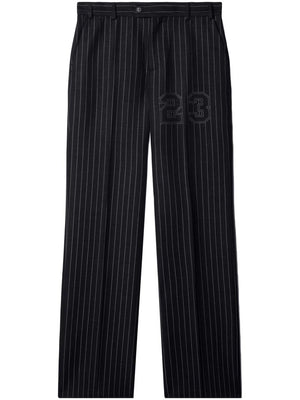 OFF-WHITE Casual Black Straight Pants for Men - 24SS Season