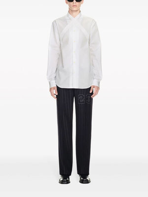 OFF-WHITE Casual Black Straight Pants for Men - 24SS Season