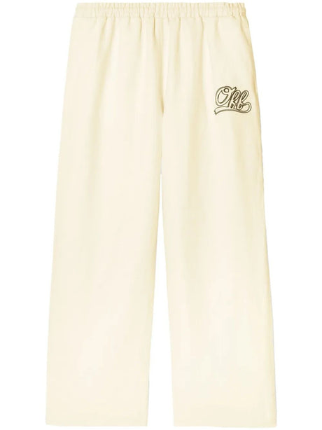 OFF-WHITE Men's Linen Souvenir Pants