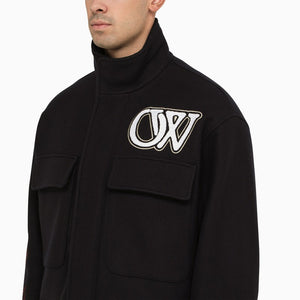 OFF-WHITE Blue Moon Phase Varsity Field Jacket for Men