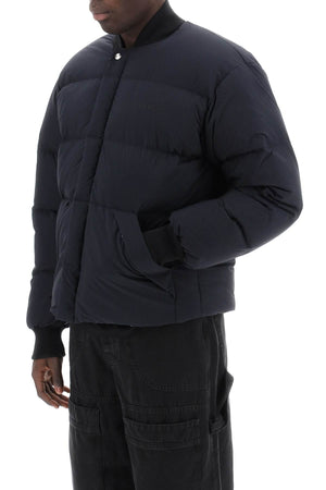 Black Arrow Short Puffer Jacket for Men from Off-White's SS24 Wardrobe Collection