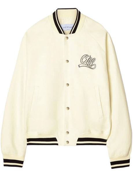 OFF-WHITE Men's Mini Linen Souvenir Jacket - SS25 Edition