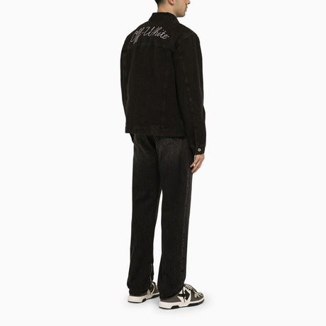 OFF-WHITE 24SS Men's Black Jacket - Trendy and Stylish