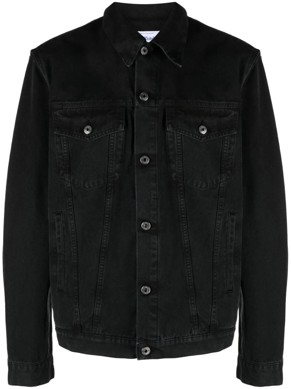 OFF-WHITE 24SS Men's Black Jacket - Trendy and Stylish