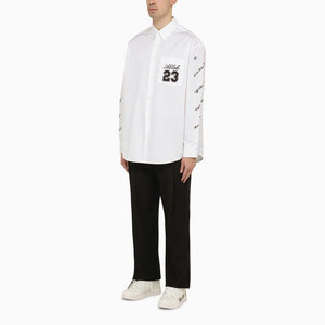 OFF-WHITE Logo Heavy Cotton Overshirt