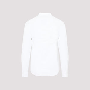 Mens Off-White Cotton Shirt