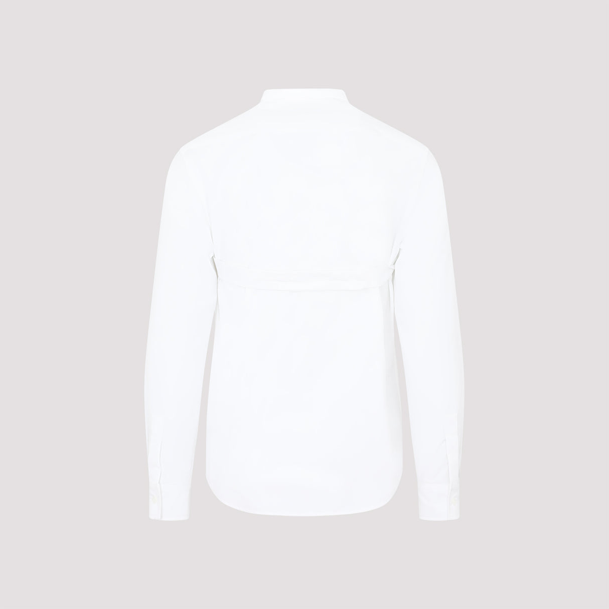 OFF-WHITE White Crossover Strap Cotton Shirt for Men - FW23 Collection