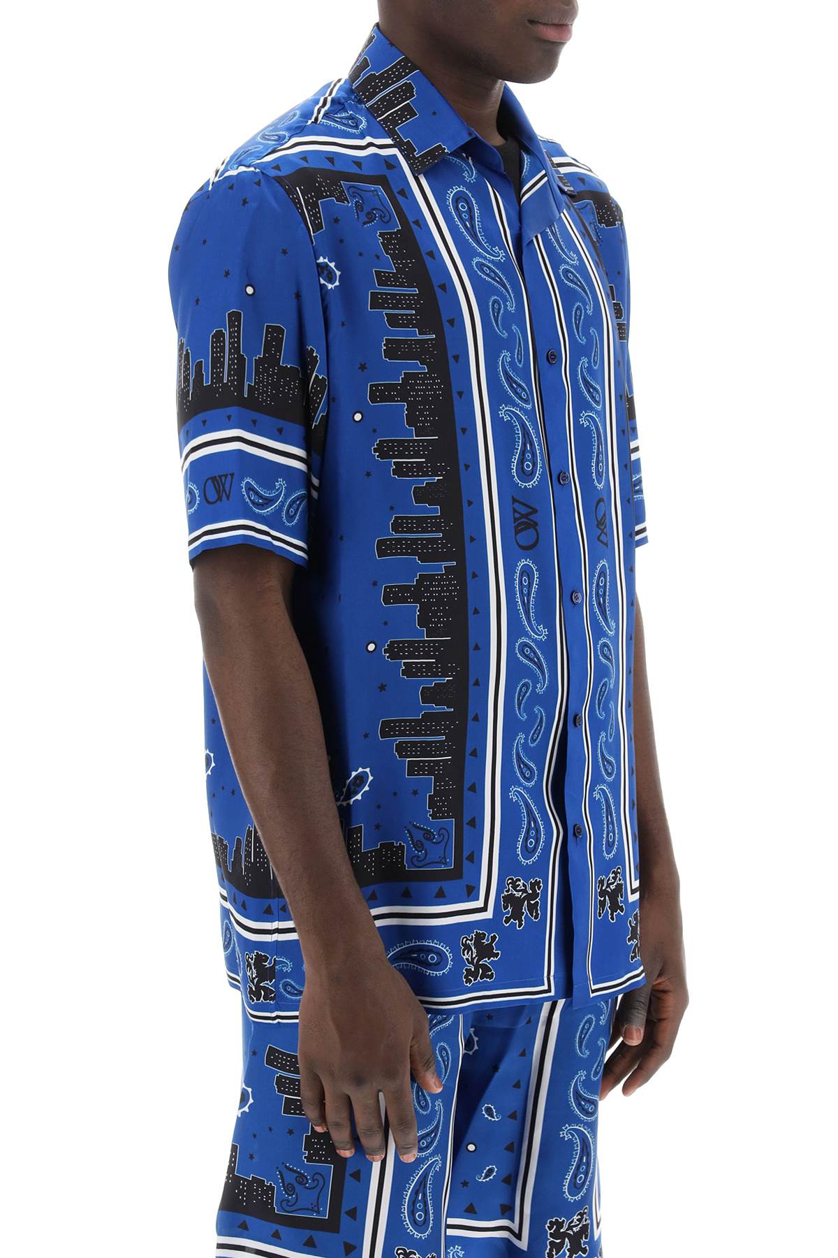 Blue Bandana Men's Shirt from OFF-WHITE