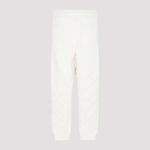 OFF-WHITE 3D DIAG KNIT PANTS for Men in Nude & Neutrals