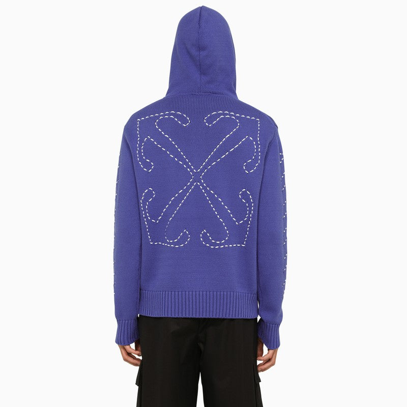 OFF-WHITE Arrows Diag Hoodie - Men's Black Cotton Blend Hoodie