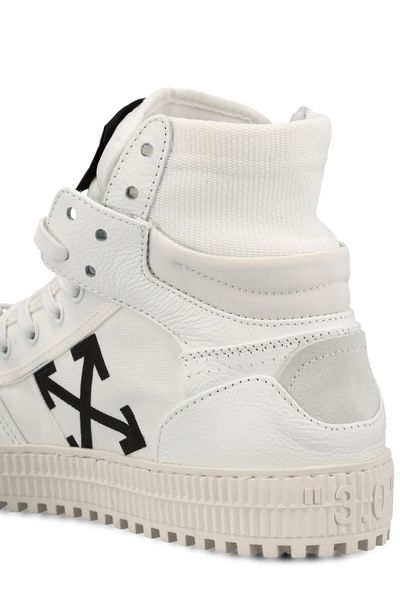 OFF-WHITE Off-Court High-Top Sneakers for Men in White