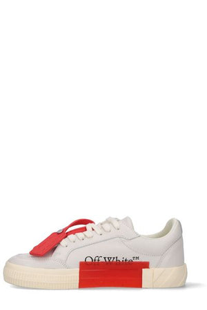 OFF-WHITE Low Vulcanized Sneakers with Red Detailing