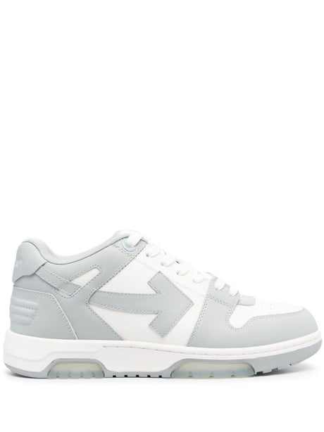 OFF-WHITE Leather Lace-Up Sneakers for Men