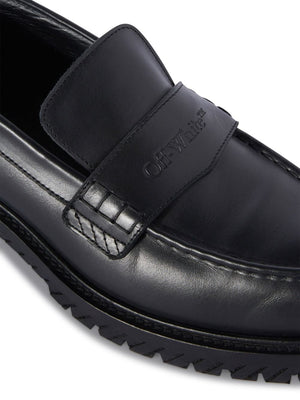 黑色皮革帆布鞋，男士运动鞋带橡胶大底