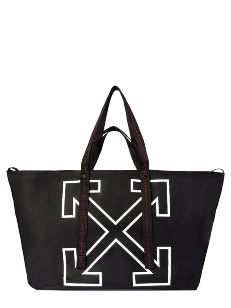 OFF-WHITE Luxury Leather Tote Handbag