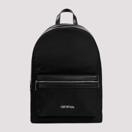OFF-WHITE Black Core Round Nylon Backpack for Men - SS24