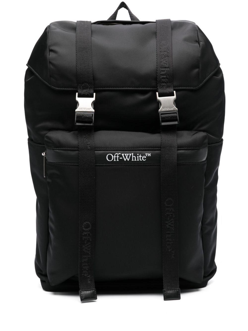 OFF-WHITE Outdoor Flap Backpack - Black