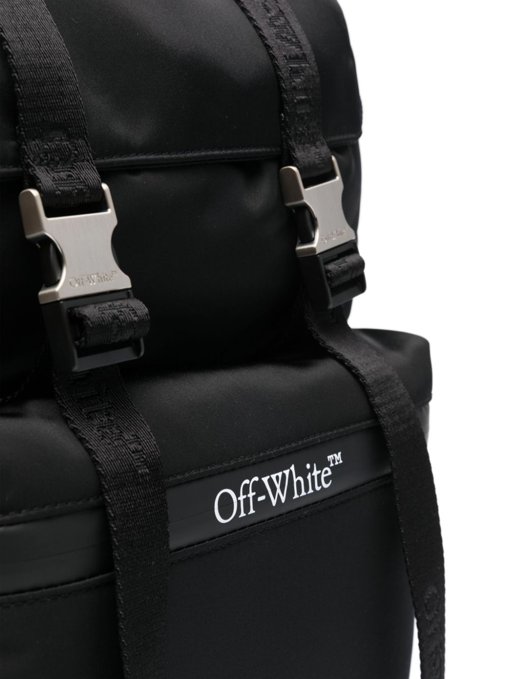 OFF-WHITE Outdoor Flap Backpack - Black