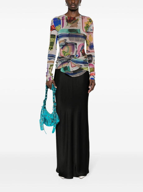 OFF-WHITE Multicolor Tunic Top for Women - Season 2024