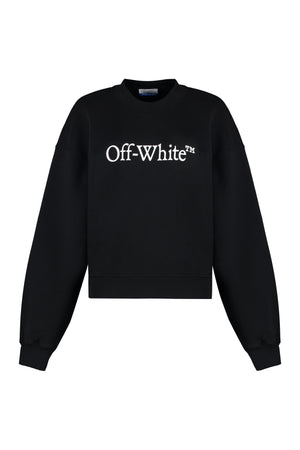 OFF-WHITE Urban Chic Oversized Sweatshirt with Asymmetrical Hem