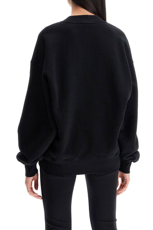 OFF-WHITE Urban Chic Oversized Sweatshirt with Asymmetrical Hem