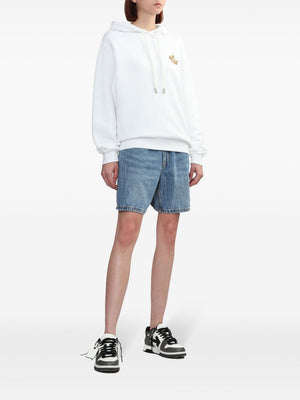 OFF-WHITE Ramage Flower Cotton Hoodie - Women's