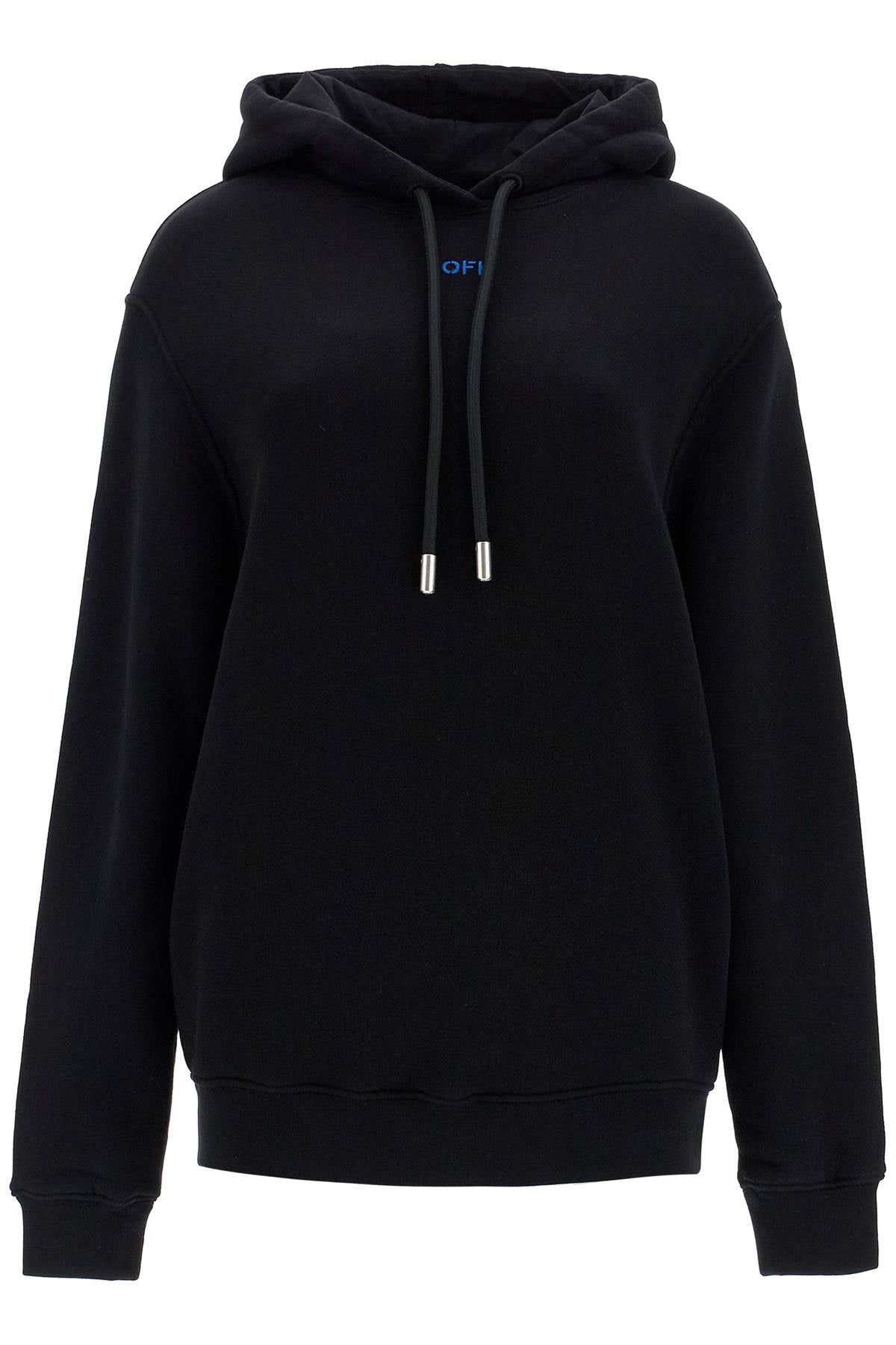 Áo hoodie có hoa hồng thêu và mũi tên