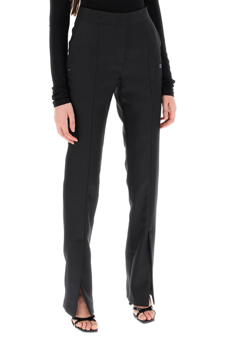 Women's Black Tailored Pants for SS24