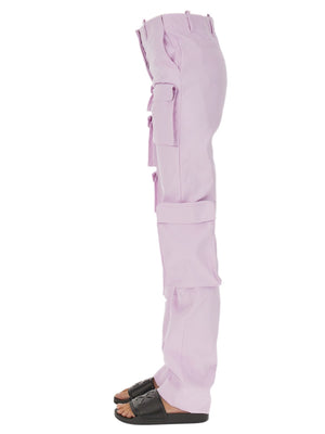 OFF-WHITE Women's Concealed Front Closure Cargo Pants