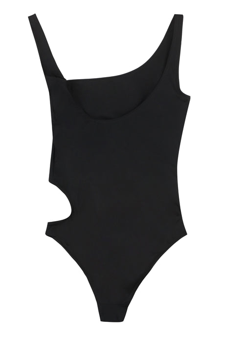 OFF-WHITE High-Cut Mini Swimsuit with Cut-Out Detailing