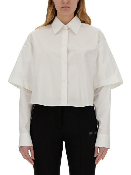 OFF-WHITE Chic Poplin Shirt - Size 40