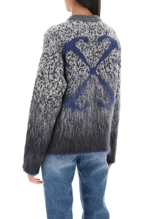 OFF-WHITE Grey 23FW Women's Knitwear Sweater