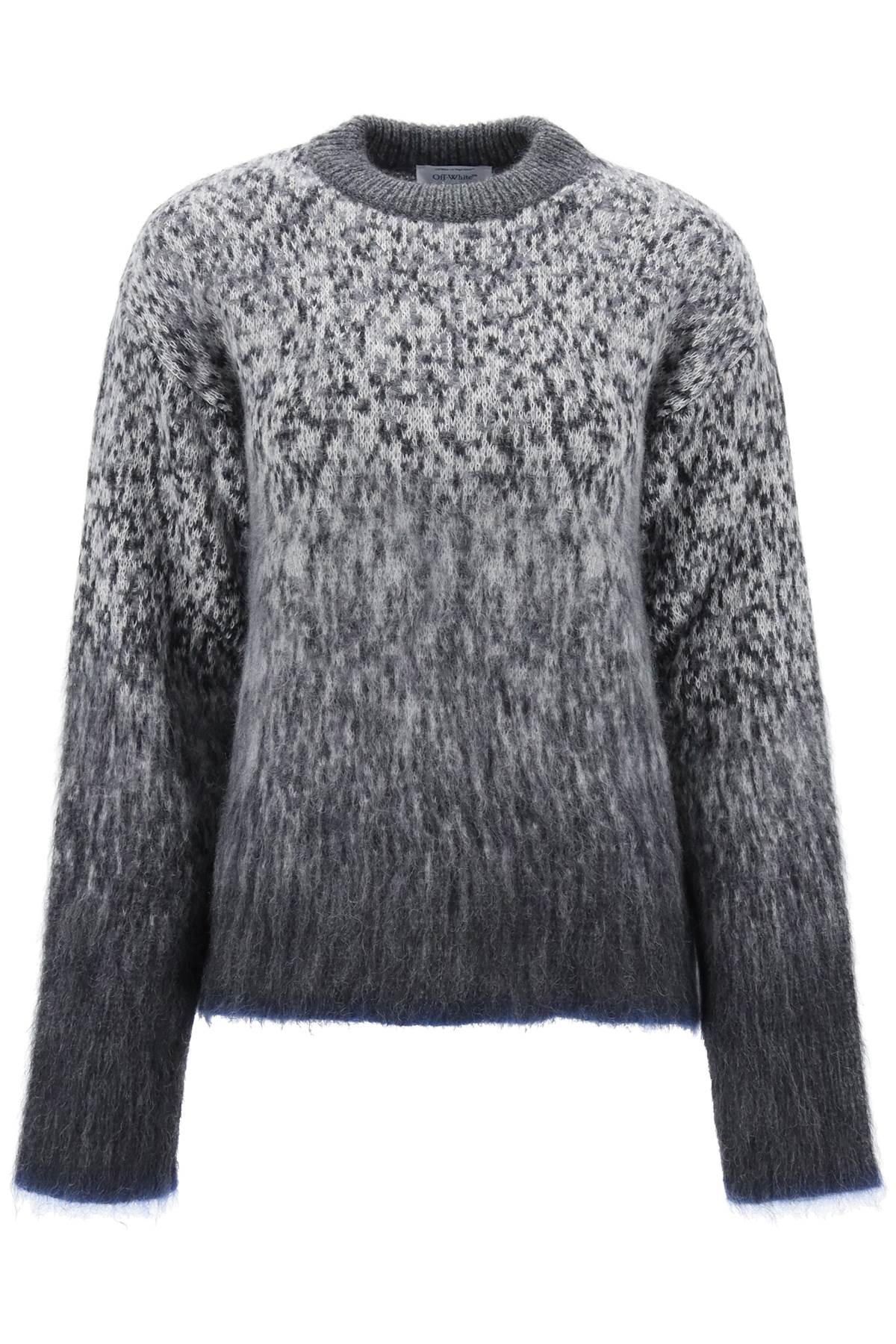 OFF-WHITE Grey 23FW Women's Knitwear Sweater