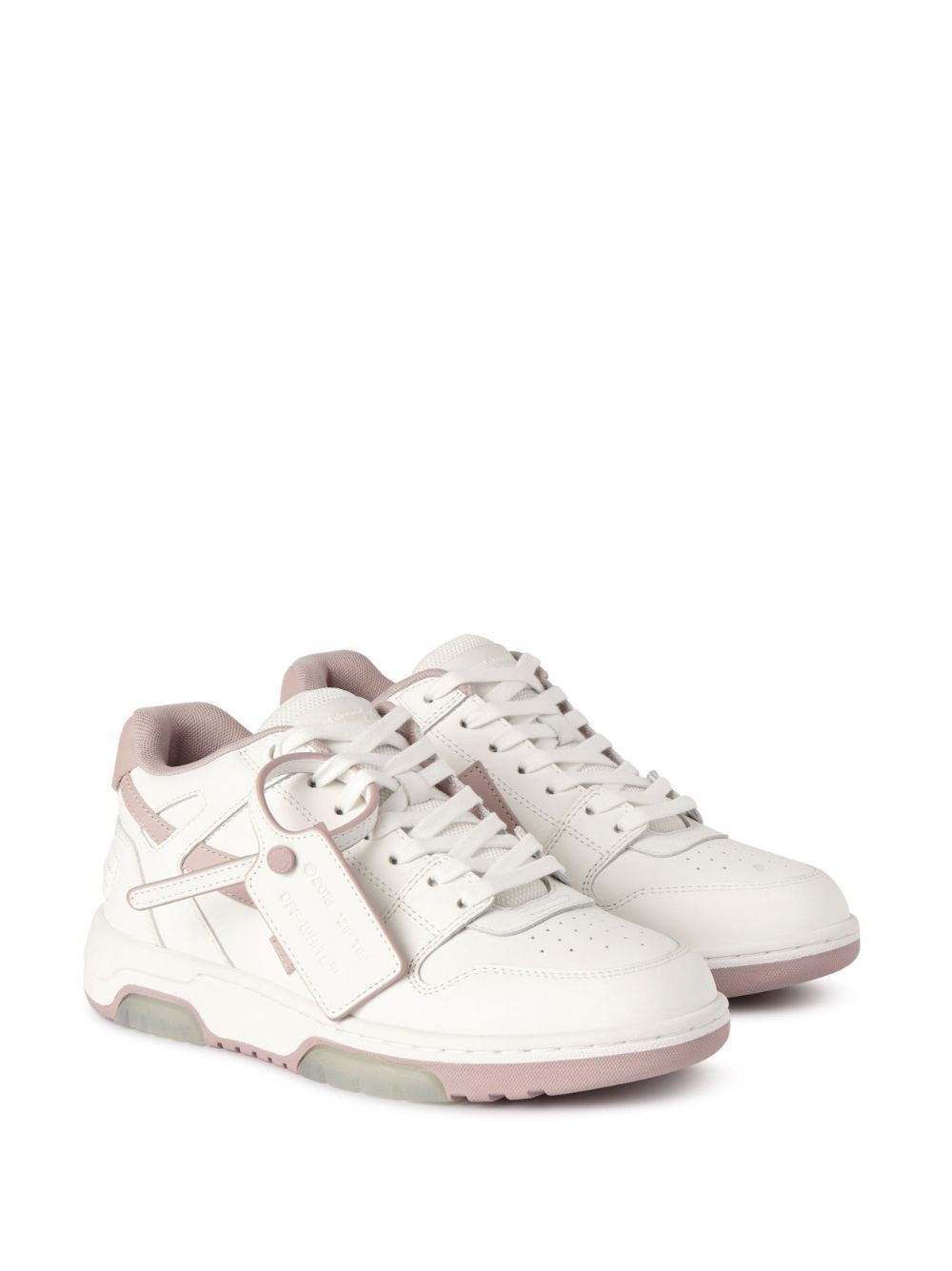 粉色箭头白色女士运动鞋 | 2024春夏系列