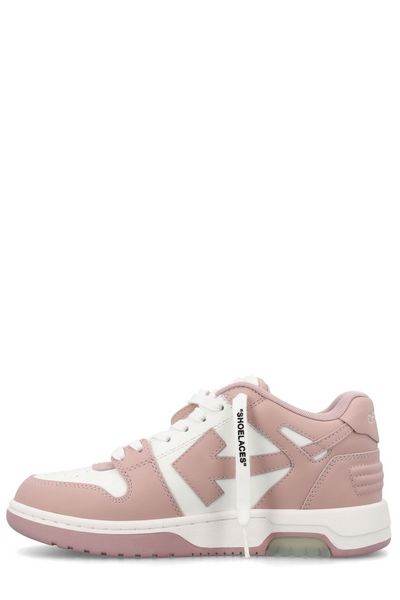 OFF-WHITE Classic White Leather Sneakers for Women | FW24 Collection