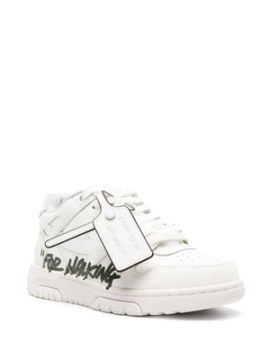 OFF-WHITE Out of Office Leather Sneakers - Women