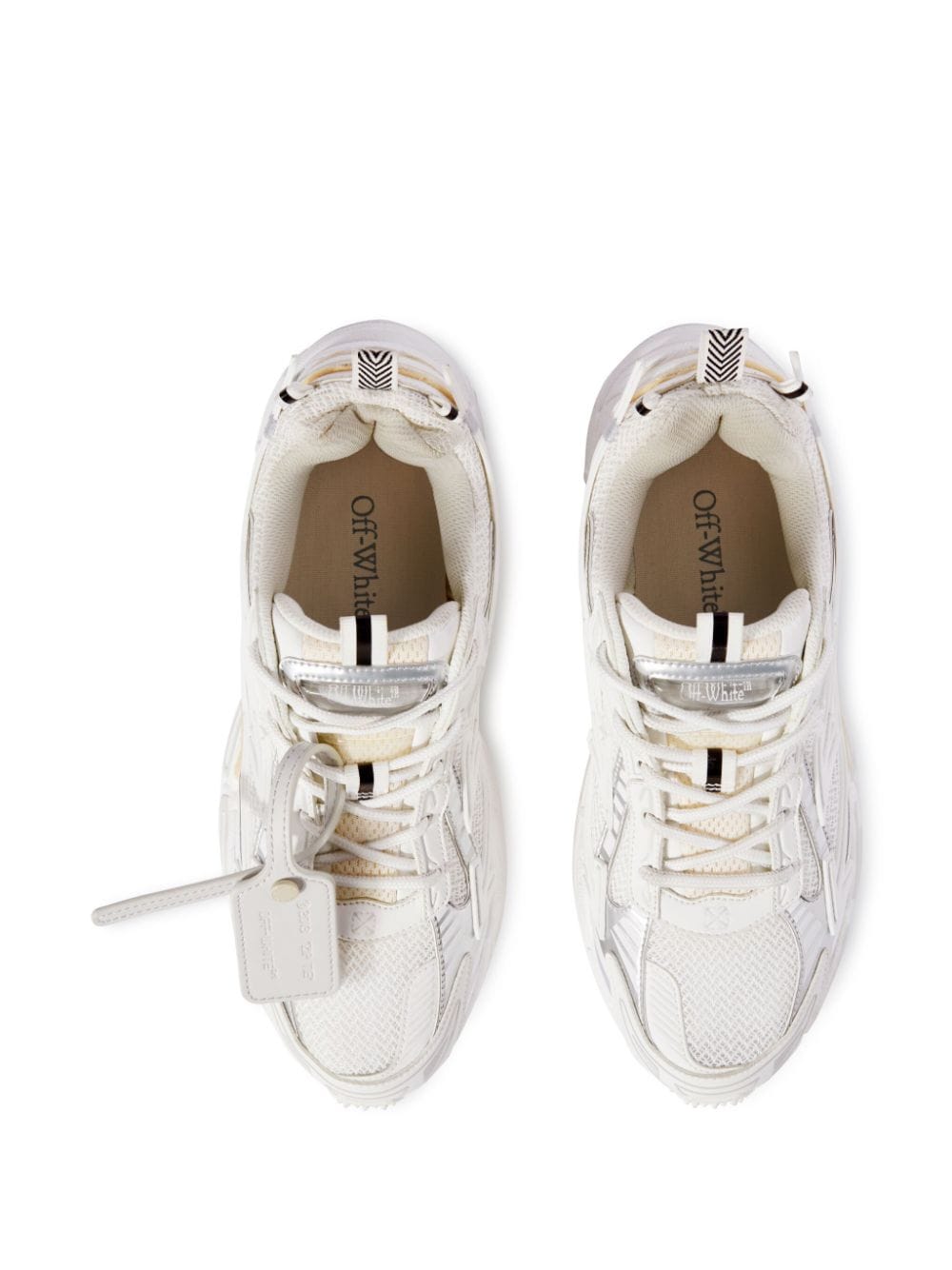 OFF-WHITE Sleek Women's Sneakers - Right Back White