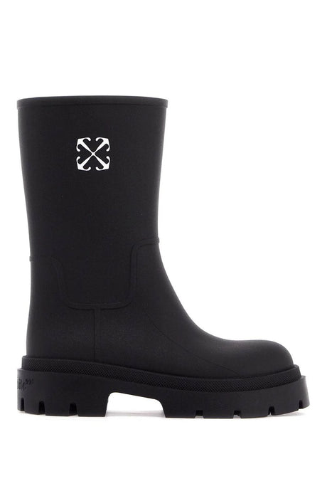 OFF-WHITE Urban Chic Arrow Rain Boots for Women