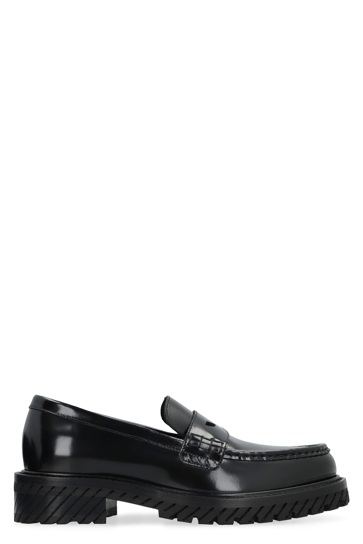 OFF-WHITE Combat Leather Loafers for Women - FW23 Collection