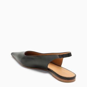 Chic Black Slingback Shoes for Women with Metal Tip by Off-White