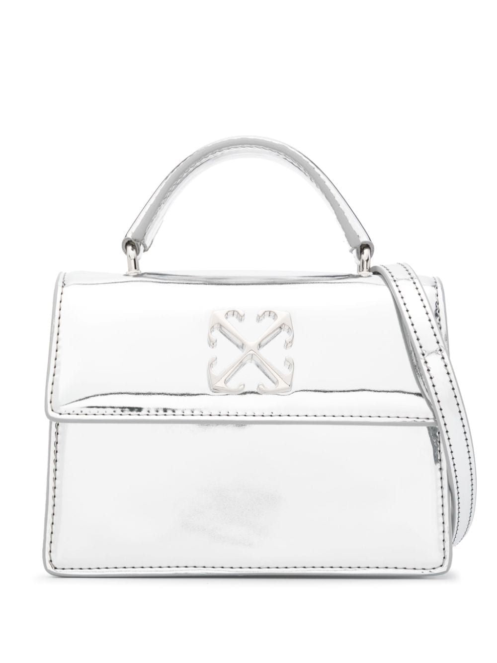 OFF-WHITE Mini Silver Handbag for Women - FW24 Collection