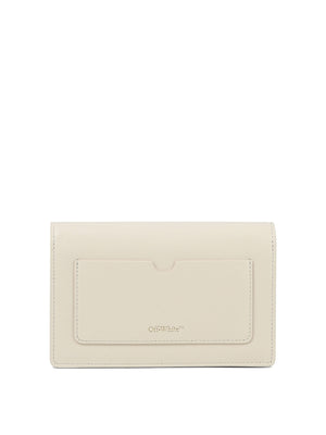 OFF-WHITE Elegant White Wallet on Chain - SS24 Collection