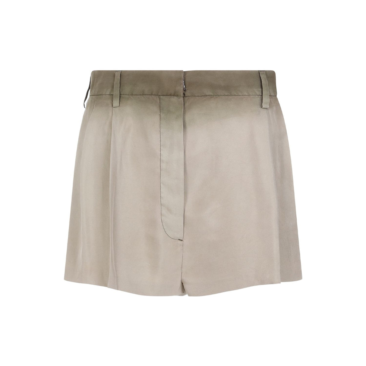 PRADA Luxurious Silk Shorts in Nude & Neutrals for Women - SS24 Collection