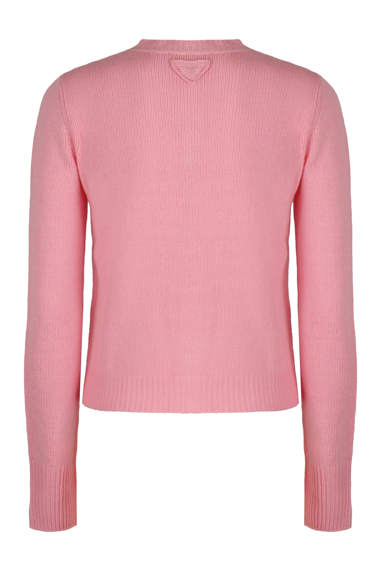 PRADA Cashmere Cardigan with Ribbed Knit Edges